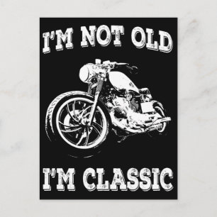 Carte Postale Je ne suis pas vieux Je suis Vintage classique Cit