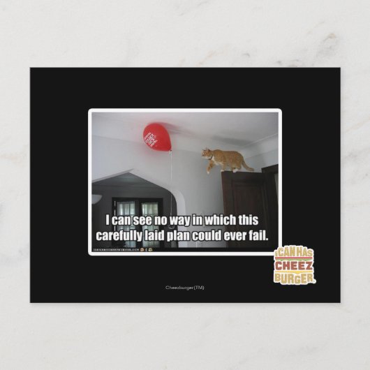Carte Postale Je ne vois pas comment cela pourrait échouer (Devant)