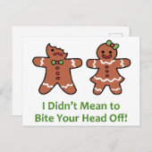 Carte Postale Je ne voulais pas dire (Devant / Derrière)