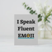 Carte Postale Je parle Emoji Fluent (Debout devant)
