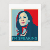 Carte Postale Je parle Kamala Harris (Devant)
