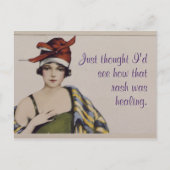 Carte Postale "Je pensais voir comment cette éruption guérit" P (Devant)