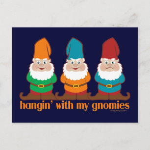 Carte Postale Je Pense À Mes Gnomes