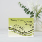 Carte Postale Je pense à toi, mon ami (Debout devant)