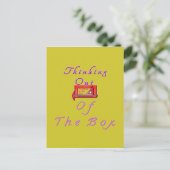 Carte Postale Je pense hors de la boîte. (Debout devant)