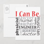 Carte Postale Je peux (Devant / Derrière)