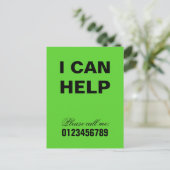 Carte Postale Je peux aider les SOS d'aide aux quartiers (Debout devant)