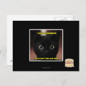 Carte Postale Je peux être schizophrène (Devant / Derrière)