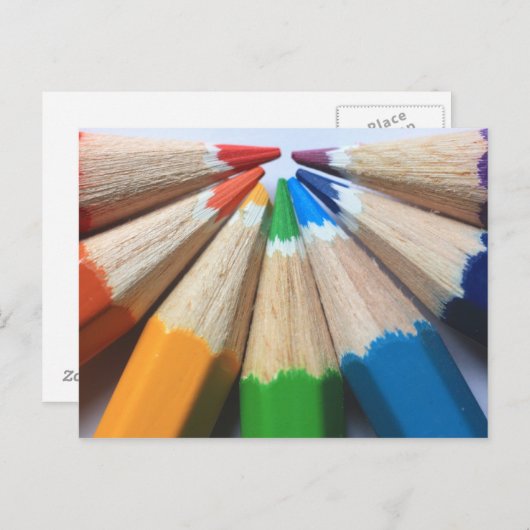 Carte Postale Je peux faire un arc-en-ciel (Devant / Derrière)