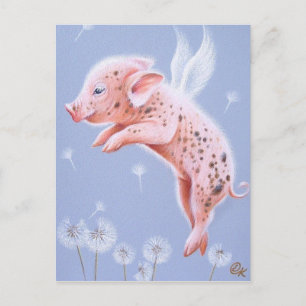 Carte Postale Je peux voler aussi !