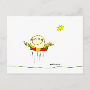 Carte Postale je pourrais sauter de joie toute la journée