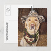 Carte Postale Je préfère chasser (Devant / Derrière)