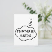 Carte Postale Je préfère chasser (Debout devant)