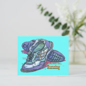 Carte Postale Je préfère courir - Basket (Debout devant)