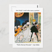 Carte Postale Je préfère épouser un jardinier ! Kay Nielsen Post (Devant / Derrière)