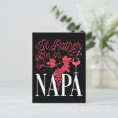 Carte Postale Je préfère être à Napa (Debout devant)