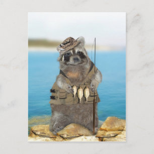 Carte Postale Je préfère pêcher