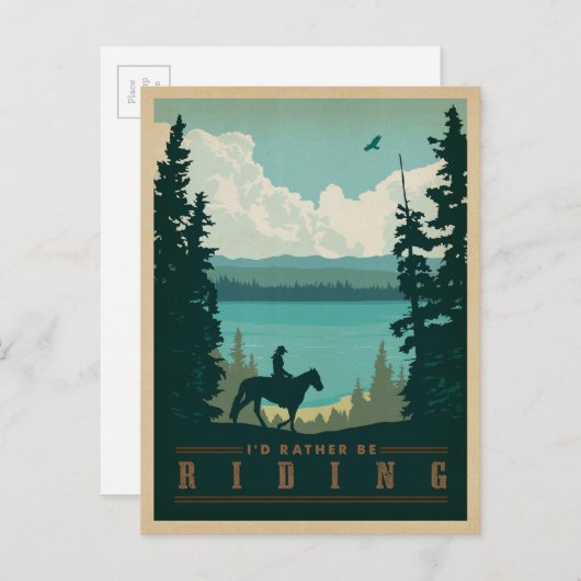 Carte Postale Je préfère rouler (Devant / Derrière)