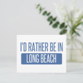 Carte Postale Je préférerais être à Long Beach NY (Debout devant)