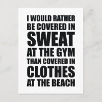Je Préférerais Être Couvert De Sueur À La Salle De