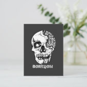 Carte Postale Je préférerais mourir de passion plutôt que d'ennu (Debout devant)