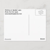 Carte Postale Je préférerais pêcher ! (Dos)