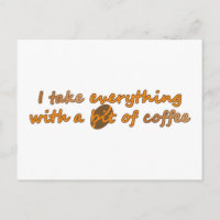 Je prends tout avec un peu de café (© Mira)