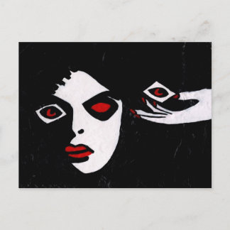 Carte Postale Je prévois un dimanche noir