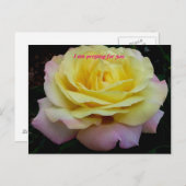 Carte Postale Je prie pour toi (Devant / Derrière)