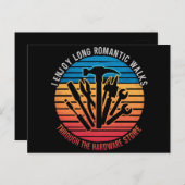 Carte Postale Je Profite De Longues Promenades Romantiques À Tra (Devant / Derrière)