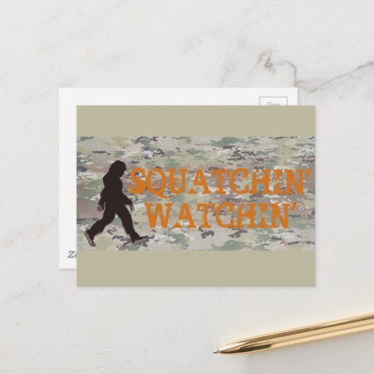 Carte Postale Je regarde deux (Devant/Arrière en situation)