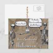 Carte Postale Je regarde ma figure Ghoulish (Devant / Derrière)