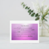 Carte Postale Je regarde mes pensées (Debout devant)