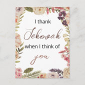 Carte Postale Je remercie l'Eternel quand je pense à vous Philip (Devant)