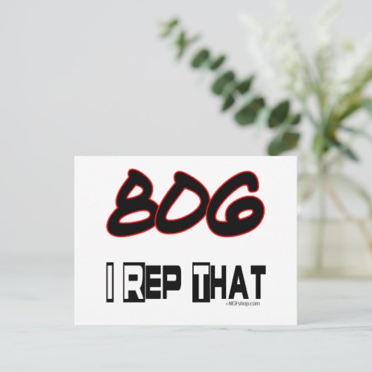 Carte Postale Je Représente Le Code Régional 806 (Debout devant)