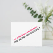 Carte Postale Je reste divorcé (Debout devant)