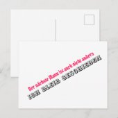 Carte Postale Je reste divorcé (Devant / Derrière)