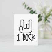 Carte Postale Je Rock ! (Debout devant)