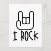 Carte Postale Je Rock ! (Devant)