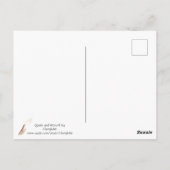 Carte Postale Je sais ce qui est juste. Dieu est une bénédiction (Dos)