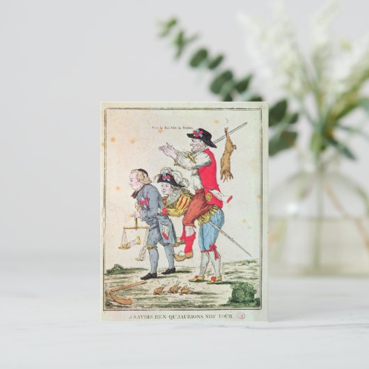 Carte Postale Je Savais Bien Que Nous Aurions Notre Tour' (Debout devant)