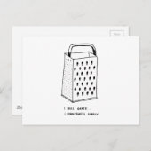 Carte Postale Je sens la grille (Devant / Derrière)