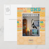 Carte Postale Je sens le danger (Devant / Derrière)
