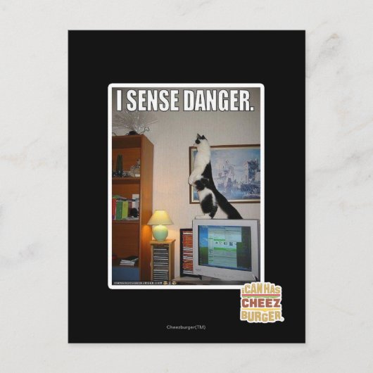 Carte Postale Je sens le danger (Devant)