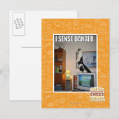 Carte Postale Je sens le danger (Devant / Derrière)