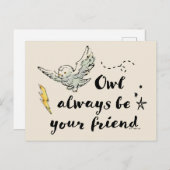 Carte Postale Je serai toujours ton ami (Devant / Derrière)