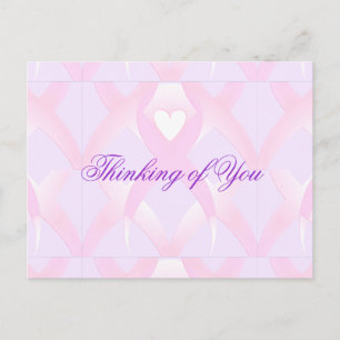 Carte Postale Je soutiens, Sensibilisation au cancer du sein_