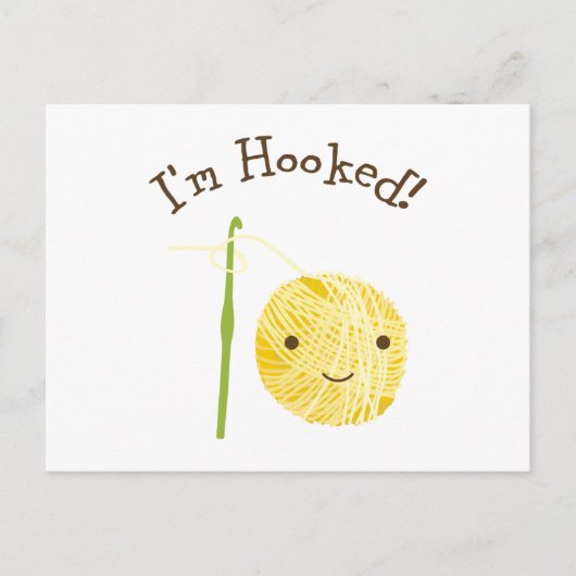 Carte Postale Je suis accro (Devant)