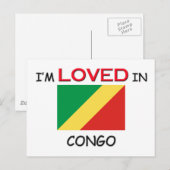 Carte Postale Je suis adoré au CONGO (Devant / Derrière)