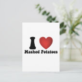 Carte Postale Je suis amoureux des pommes de terre écrasées Cade (Debout devant)